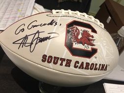 ball of South Carolina football team