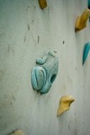 climbing wall close up