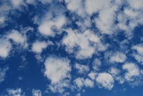 fluffy white clouds like cotton