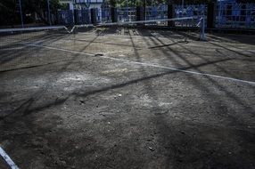 tennis court in Indonesia