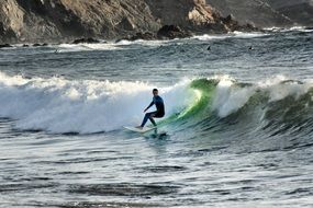 Surfing in summertime