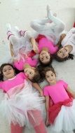 little dancers in pink