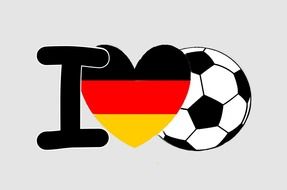 attributes of the German national football team at the world championship