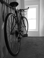 Bicycle monochrome photo