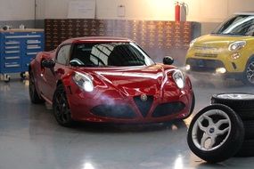 Sports Auto Lights Red
