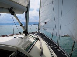 sailing boat on the Lake Constance