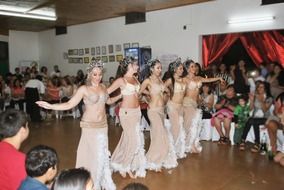 arabic dancing in a concert hall