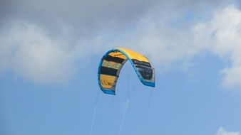 kite on the blue sky