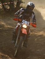 motocross in the dust