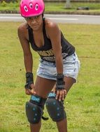 roller skater in the park