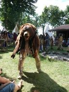 dance of Mescalero man