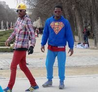 Hip Hop Dancers on a street