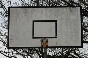 broken basketball hoop