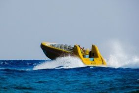 Speed Boat on a water