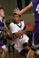 basketball player action during the game