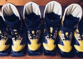 leather ski boots