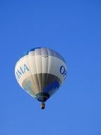 Hot Air balloon in a clear blue sky