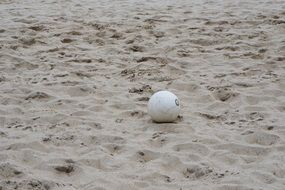 ball after beach volleyball