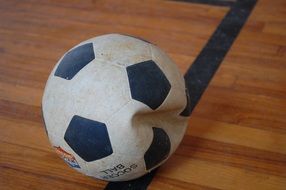 damaged Soccer Ball