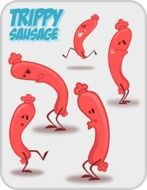 trippy Sausages, Funny poster