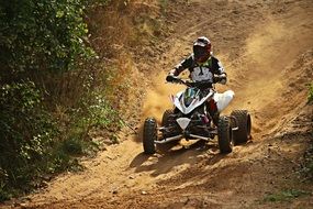 Riding Quad Bikes motocross