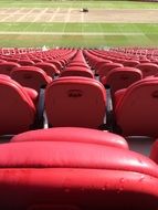 Stadium Seats Red