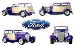 1932 Ford in different views