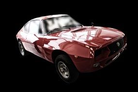 Vintage red auto