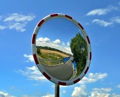 Mirror on the bridge