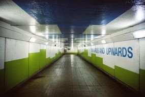 photo of the underground passage in the subway