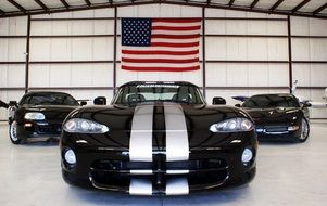 Corvette Vette Viper at a car dealership