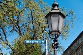 street lamp in Munich