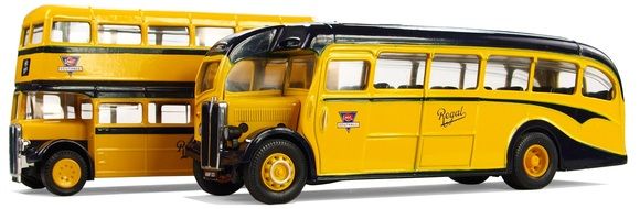 yellow english buses