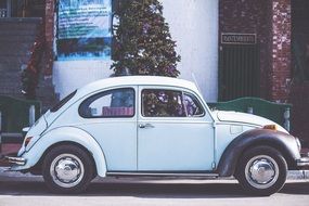 retro auto volkswagen beetle