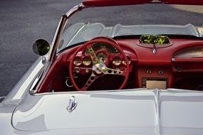 the wheel of a Car-Cabriolet
