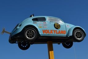 Vw Antique Car in a sky