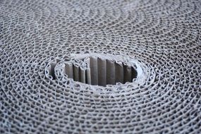 Closeup photo of Corrugated Board