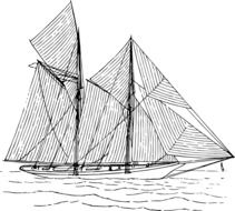 Sailing drawing
