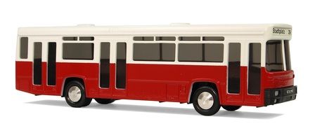 red austrian bus as a graphic image