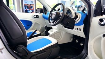 modern car dashboard