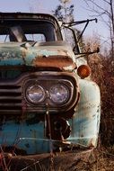 Salvage Yard Car Wreck Vintage