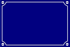 blue frame drawing