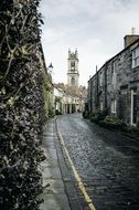 tower at the end of the street
