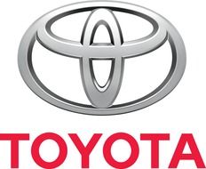 silver Toyota logo