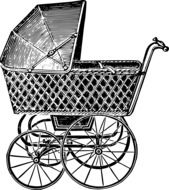 Baby Carriage Transport drawing