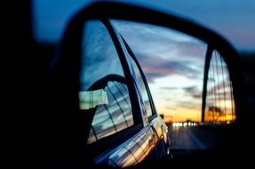 Rear Mirror on a car