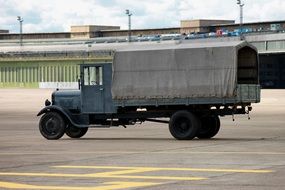 Oldtimer german army Truck outdoor