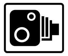 Speed control on Road, Camera, Sign