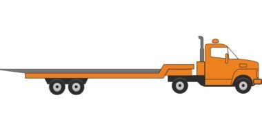 Construction Tow Truck darwing