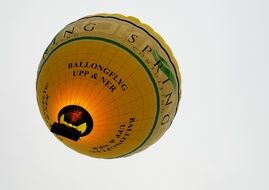 yellow balloon in the sky